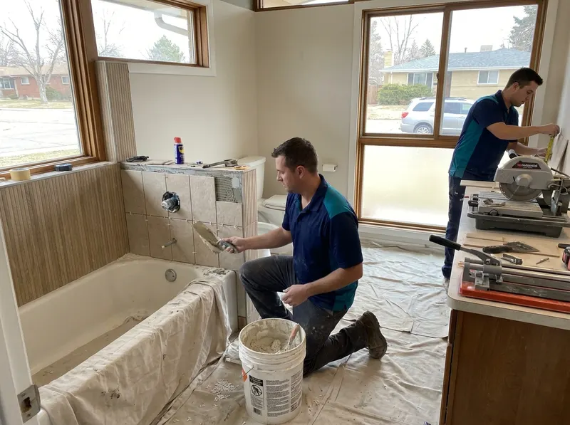 Bathroom Tile Work and Surrounds in Lakewood, CO